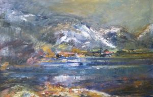 Settlement on the lake